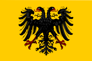 Banner des Heiligen Römischen Reiches (nach 1400)Imperium Romanum Sacrum
Αγία Ρωμαϊκή Αυτοκρατορία